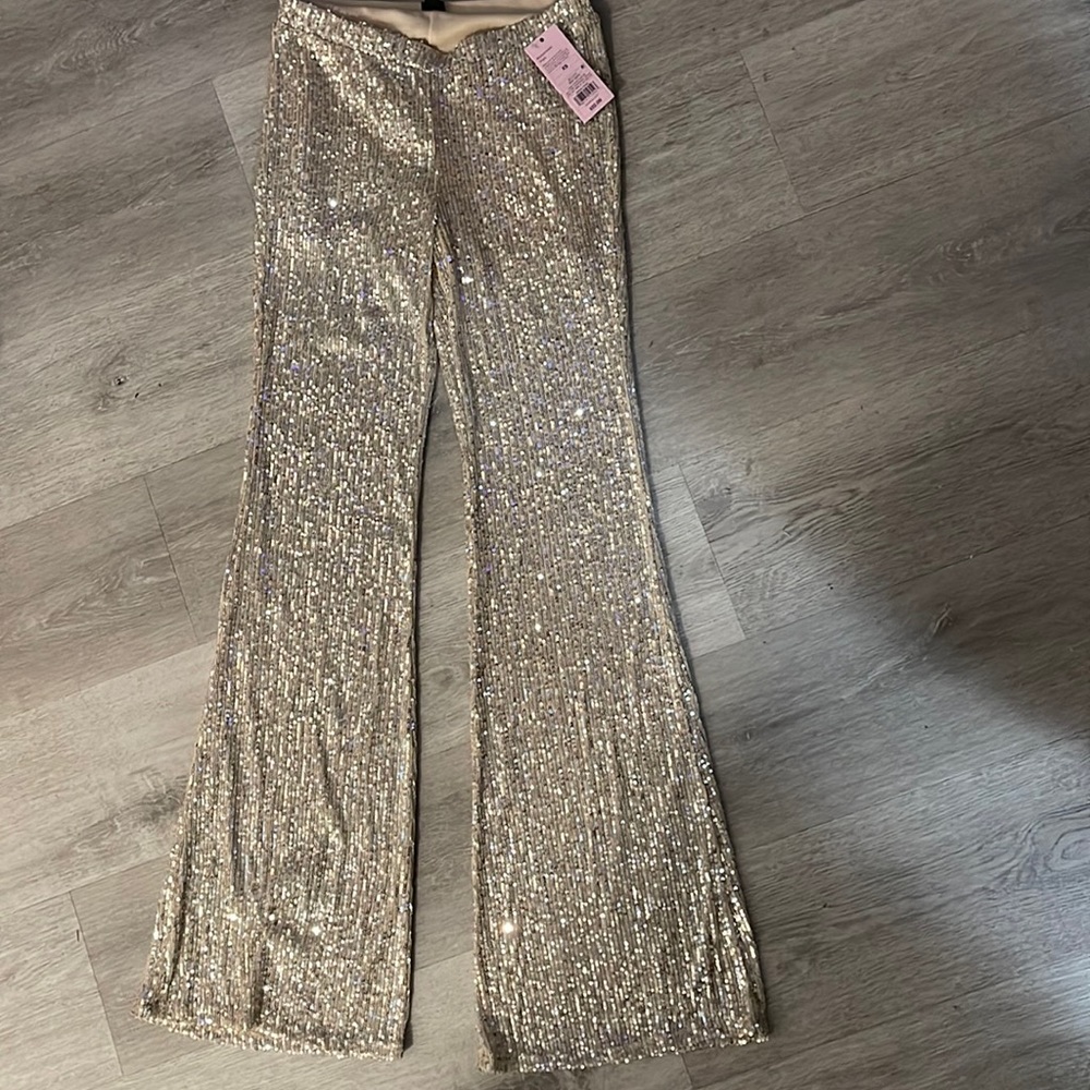 Sparkly pants